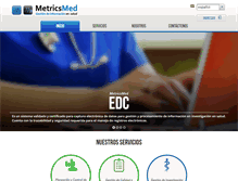 Tablet Screenshot of metricsmed.com